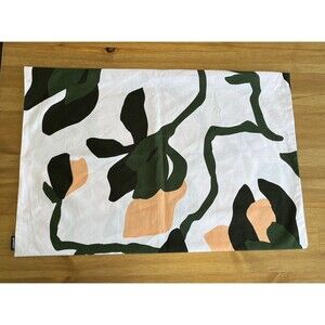 NWOT Marimekko Pillow Case Sham 24x16 Hidden Zipper 100% Cotton Abstract Floral